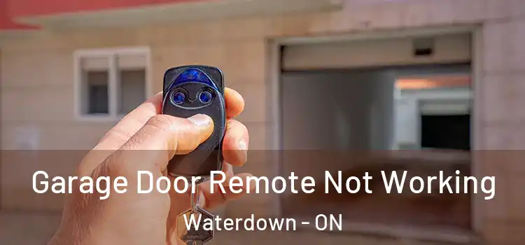  Garage Door Remote Not Working Waterdown - ON
