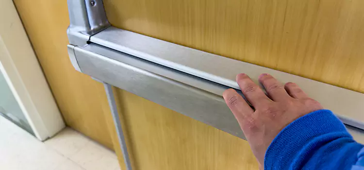 Installing a Push Bar on a Door Waterdown